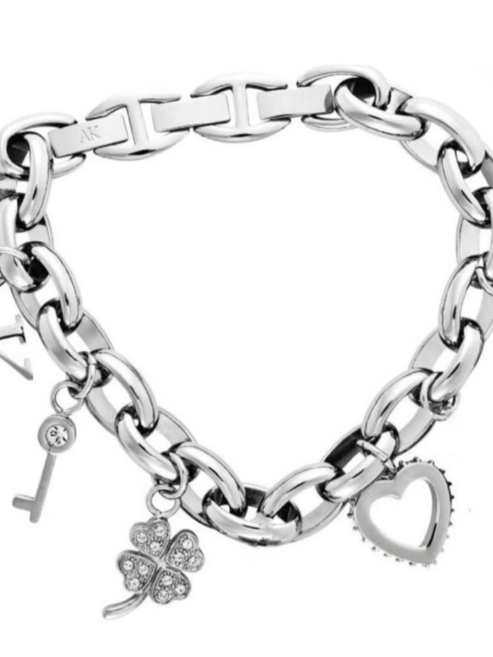 Swarovski Crystal X Anne Klein Charm Bracelet - Picture 1 of 4